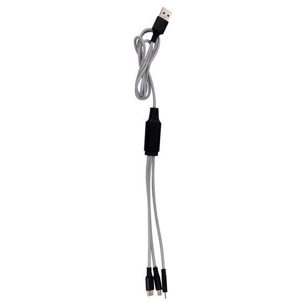 Metallic Logo Light Up  Cable, 3'