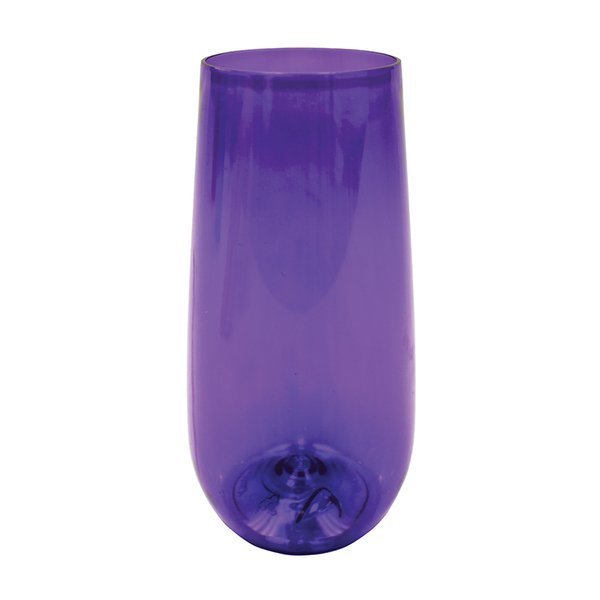 Shatterproof Plastic Stemless Champagne Flute, 10oz.