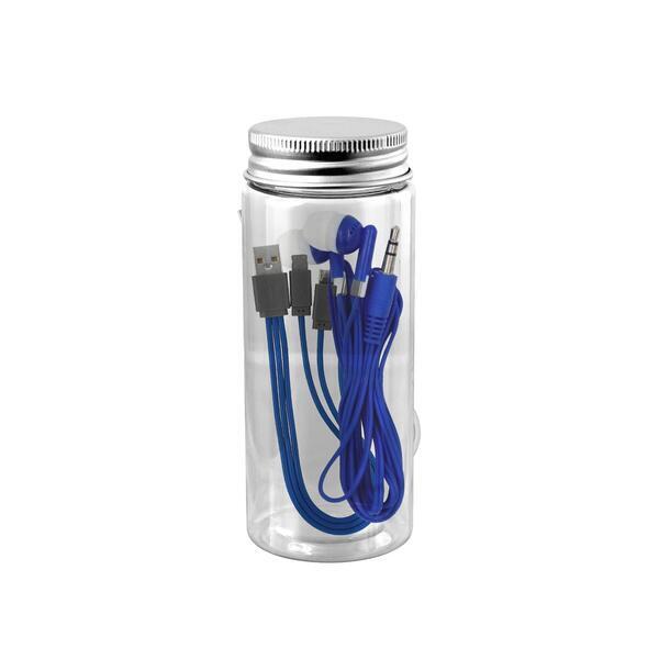 Cable Ear Bud Set in Bottle