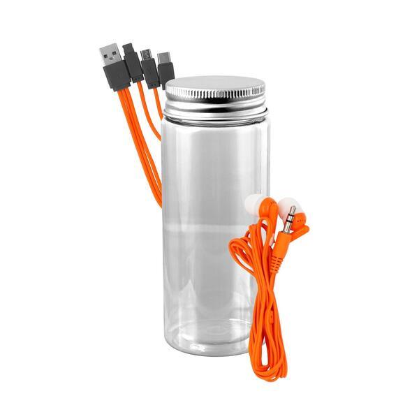 Cable Ear Bud Set in Bottle