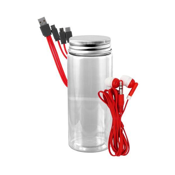 Cable Ear Bud Set in Bottle