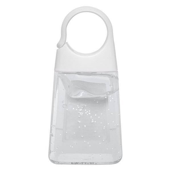 Moisture Bead Carabiner Clip Antibacterial Hand Sanitizer, 1.35oz.