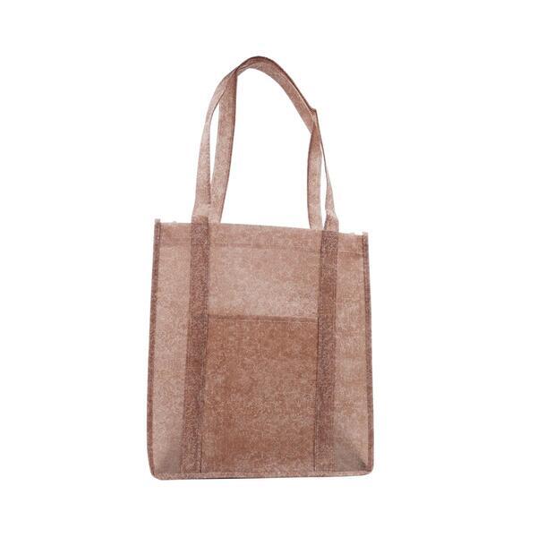 Stone Non-Woven Grocery Tote
