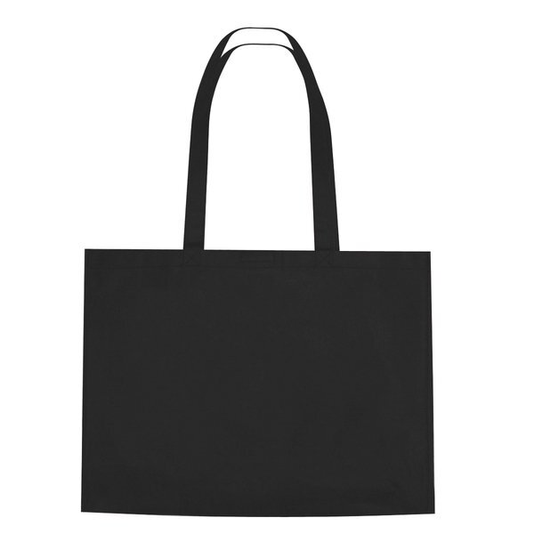 Non-Woven Shopper Tote w/ Hook & Loop Closure