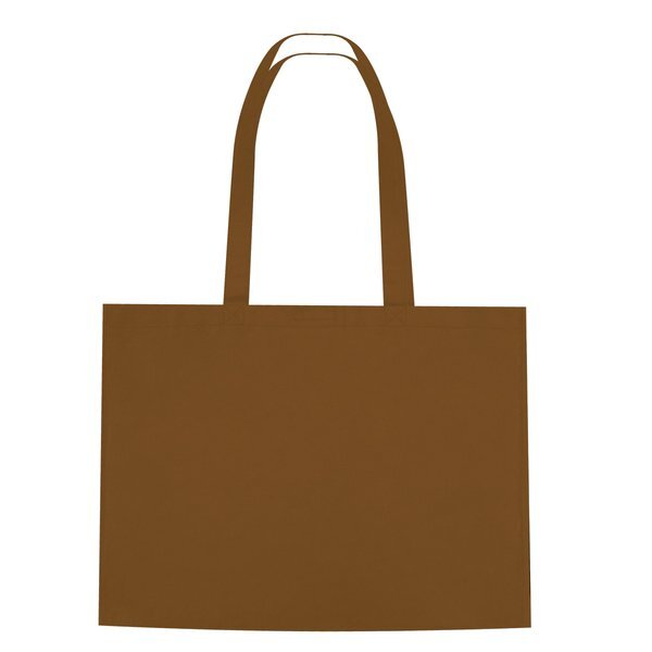 Non-Woven Shopper Tote w/ Hook & Loop Closure