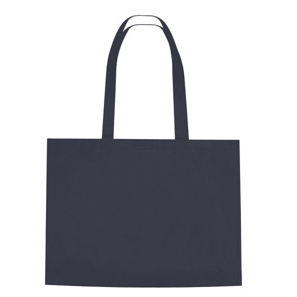 Non-Woven Shopper Tote w/ Hook & Loop Closure