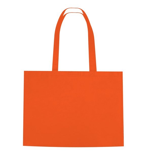 Non-Woven Shopper Tote w/ Hook & Loop Closure