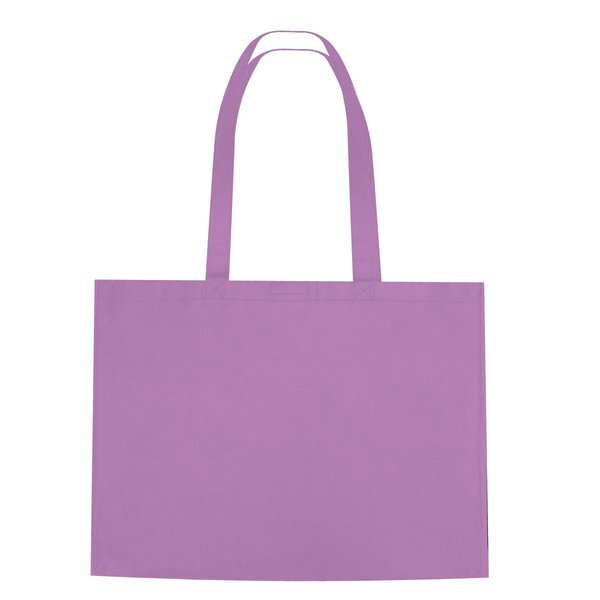 Non-Woven Shopper Tote w/ Hook & Loop Closure
