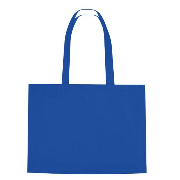 Non-Woven Shopper Tote w/ Hook & Loop Closure