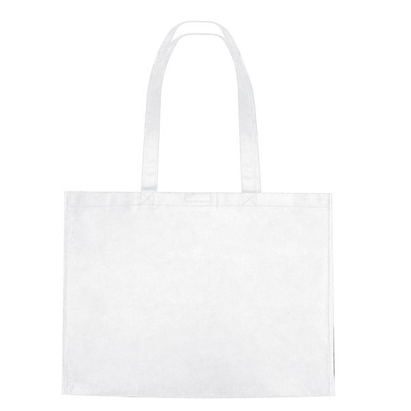 Non-Woven Shopper Tote w/ Hook & Loop Closure
