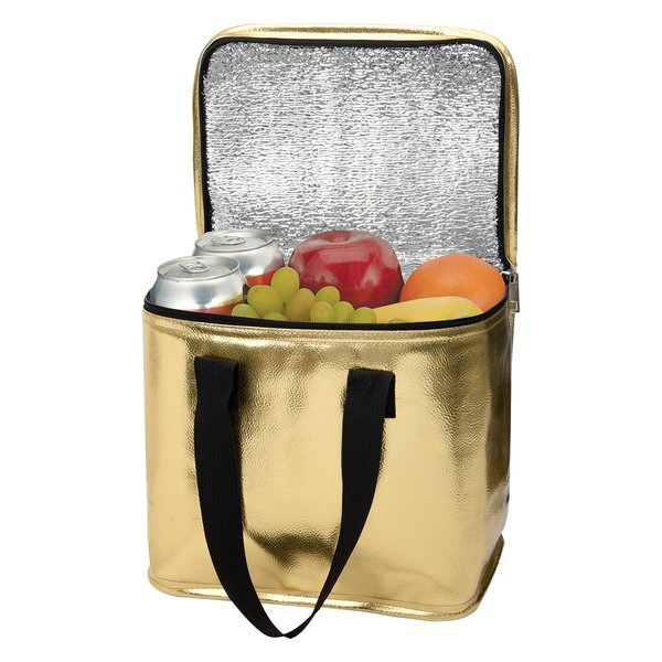 Major Metallic PVC Leatherette Cooler Bag