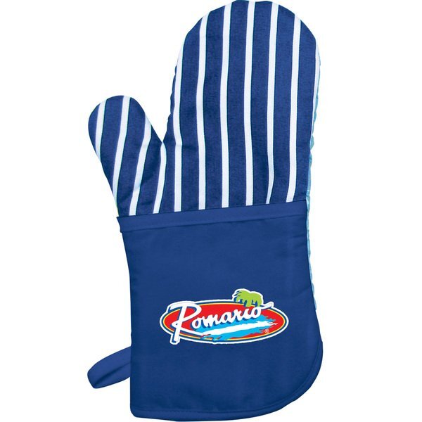 Striped Oven Mitt