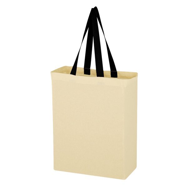 Natural Cotton Canvas Grocerty Tote Bag