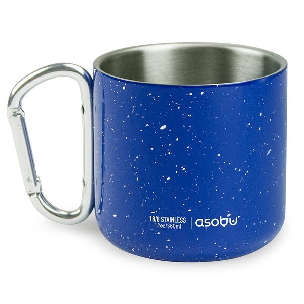Asobu® Campfire Stainless Steel Carabiner Mug, 12oz.
