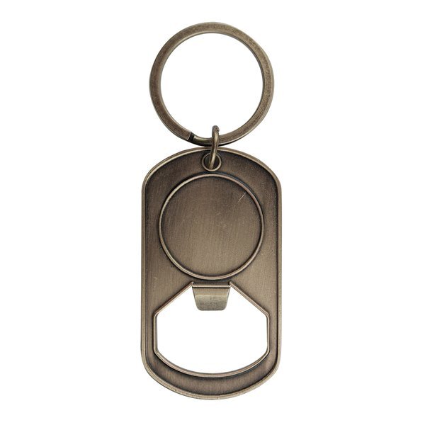 Dog Tag Bottle Opener Key Tag