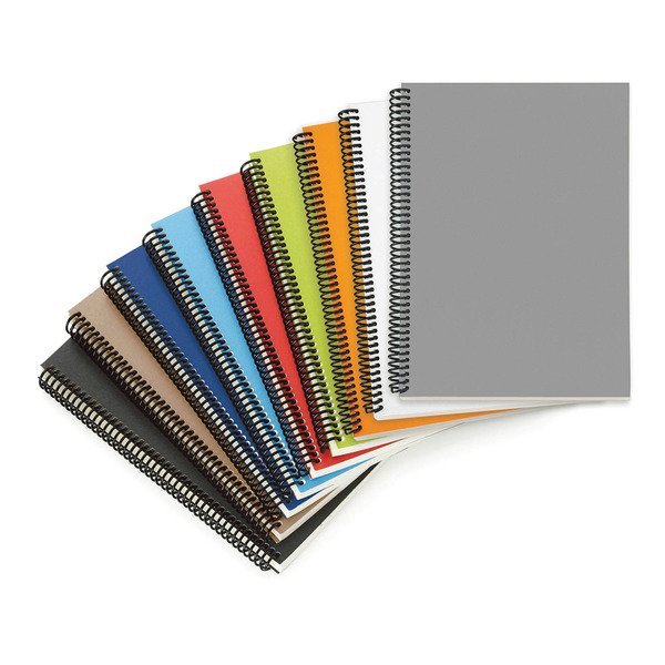 Recycled Spiral Bound Notebook, 6" x 9"