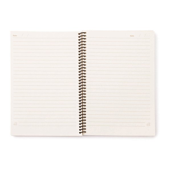 Recycled Spiral Bound Notebook, 6" x 9"
