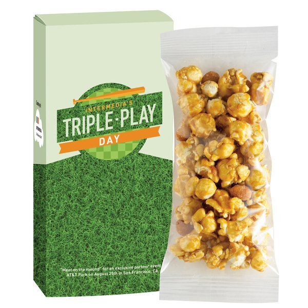 Game Day Caramel Corn & Peanuts Box