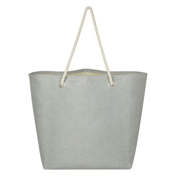 Peddler Polycanvas & Jute Tote Bag