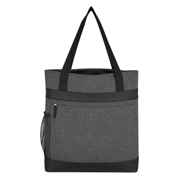 Hidden Zipper Outing Polycanvas Tote Bag
