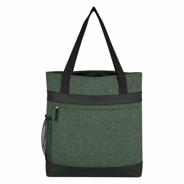 Hidden Zipper Outing Polycanvas Tote Bag
