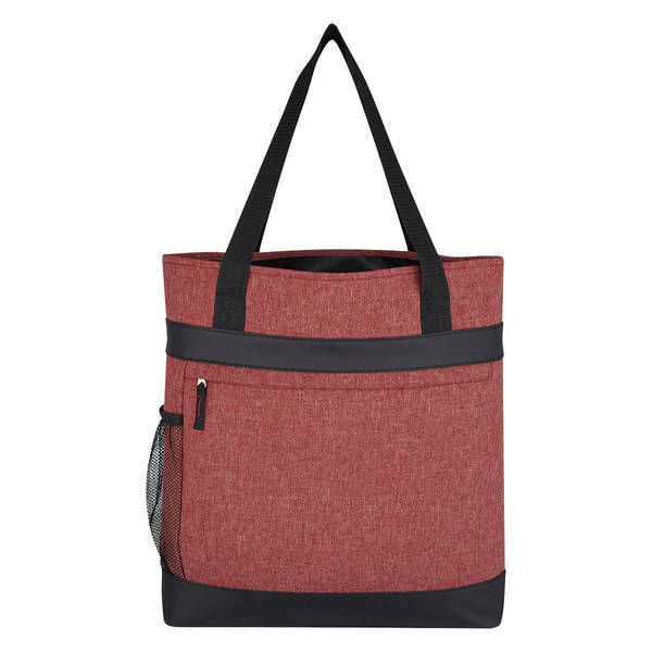 Hidden Zipper Outing Polycanvas Tote Bag