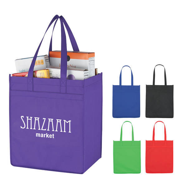 Market Non-Woven Shopper Tote Bag