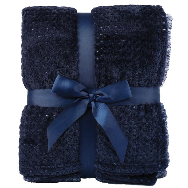 Interwoven Colored Flannel Blanket, 50" x 60"