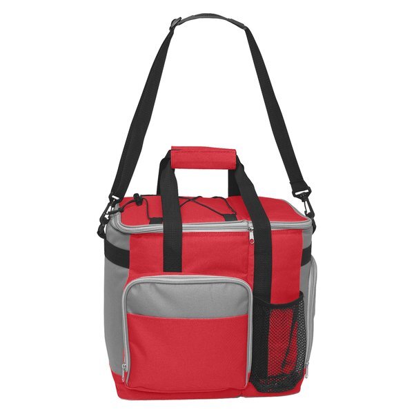 Large 24-Can Polyester Cooler Tote Bag