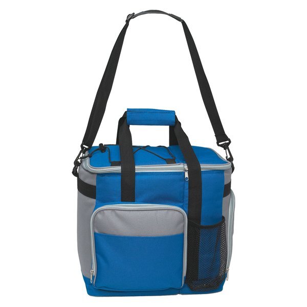 Large 24-Can Polyester Cooler Tote Bag
