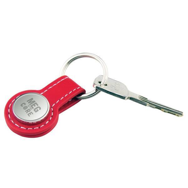 Slim Key Snap Leatherette Cord Organizer Key Chain