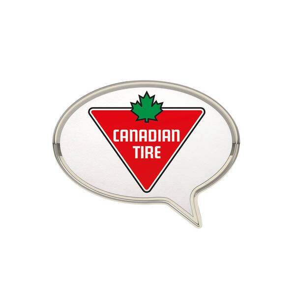 Round Speech Bubble Lapel Pin