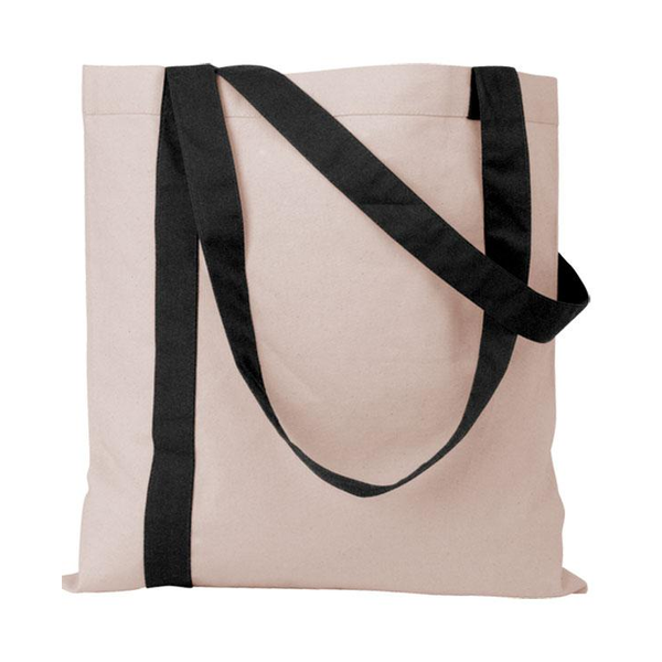 Color Stripe Cotton Economy Tote