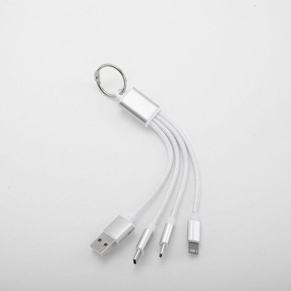 Keychain 3-in-1 Charging Cable