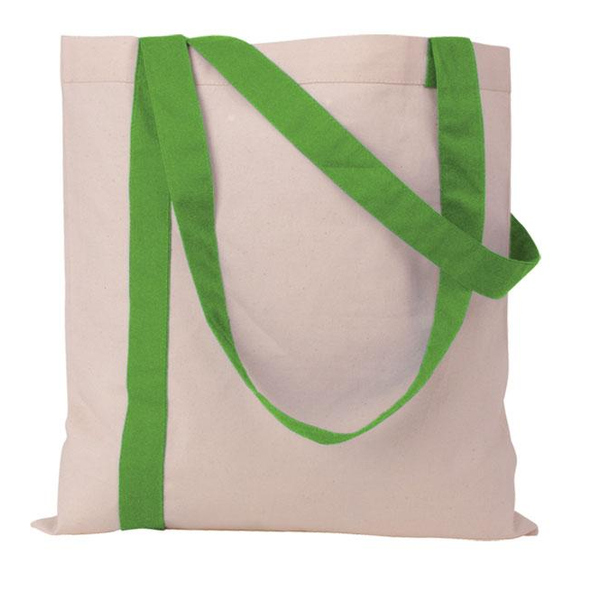 Color Stripe Cotton Economy Tote