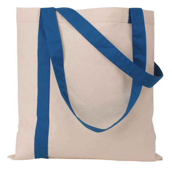 Color Stripe Cotton Economy Tote