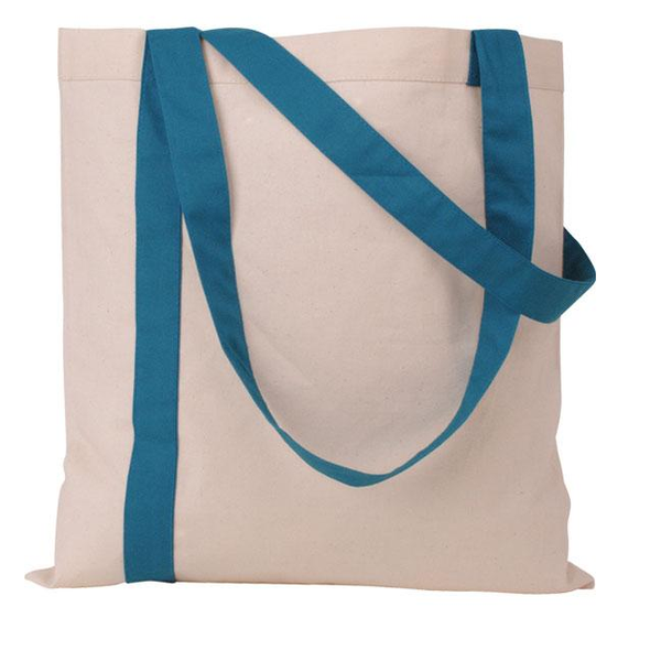 Color Stripe Cotton Economy Tote