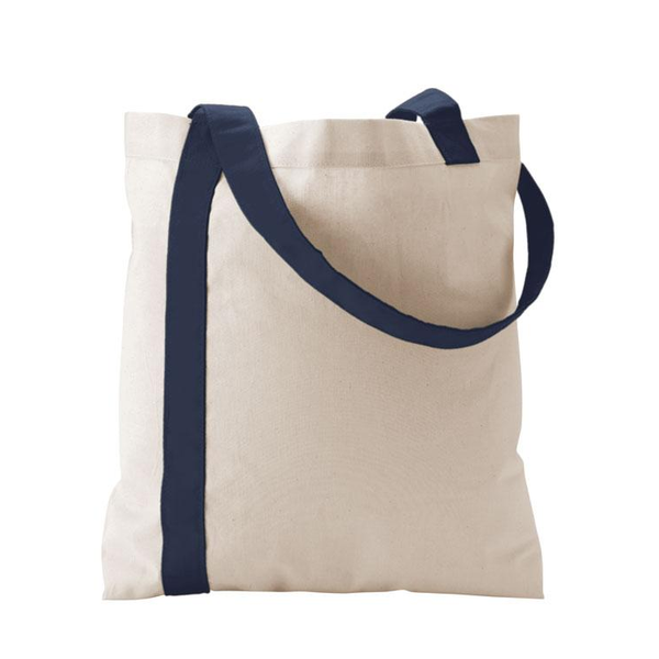 Color Stripe Cotton Economy Tote