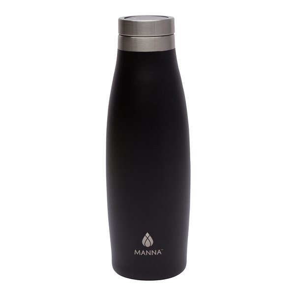 Manna™ Oasis Stainless Steel Water Bottle w/ Marble Lid, 18oz.