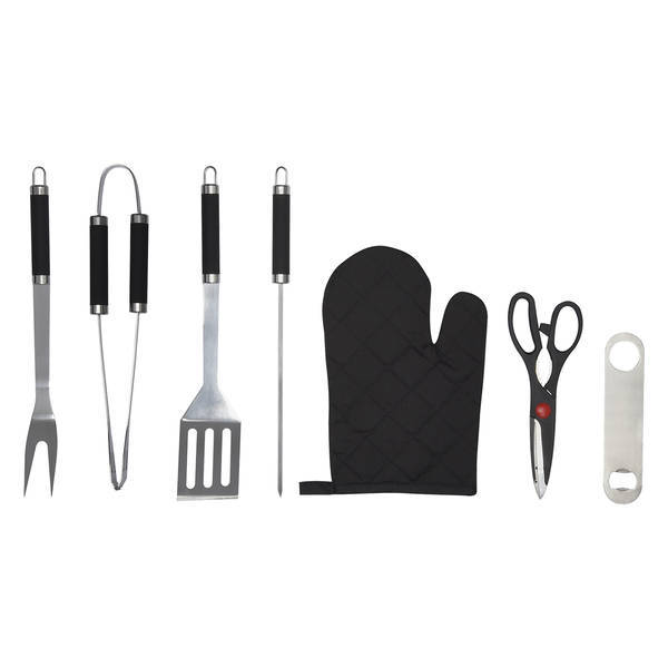 Pit Master 7-Piece BBQ Set in Carrying Case