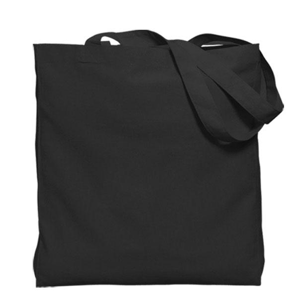 Colored Gusseted Economy Cotton Tote, 6oz.