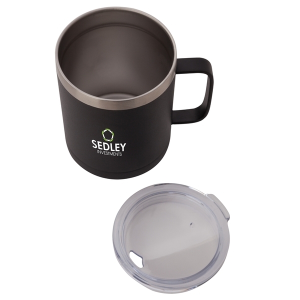 Camper Double Wall, Vacuum Mug w/ Copper Lining, 14oz.