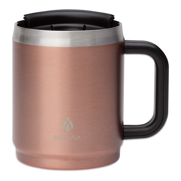 Manna™ Boulder Stainless Steel Camping Mug w/ Handle, 14oz.