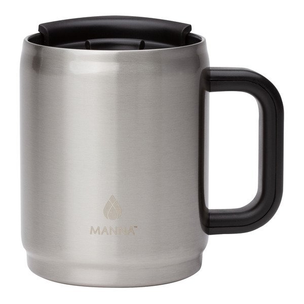 Manna™ Boulder Stainless Steel Camping Mug w/ Handle, 14oz.