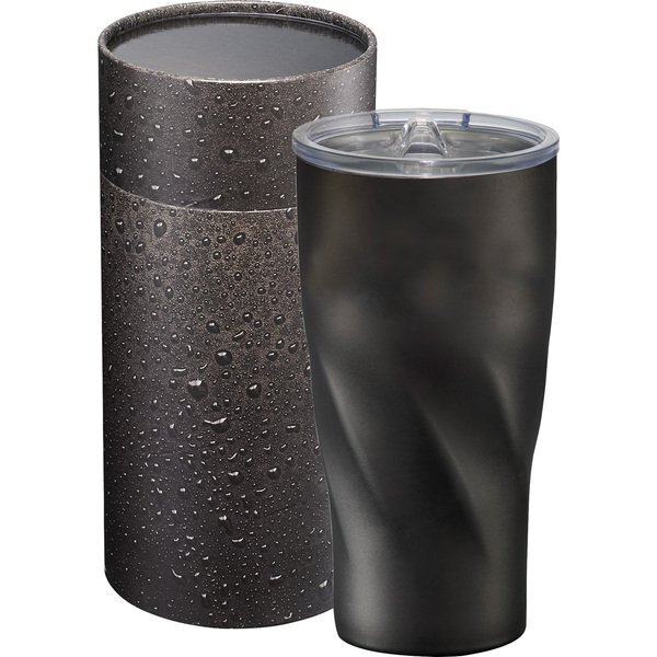Hugo Copper Tumbler w/Cylindrical Box, 20 oz.
