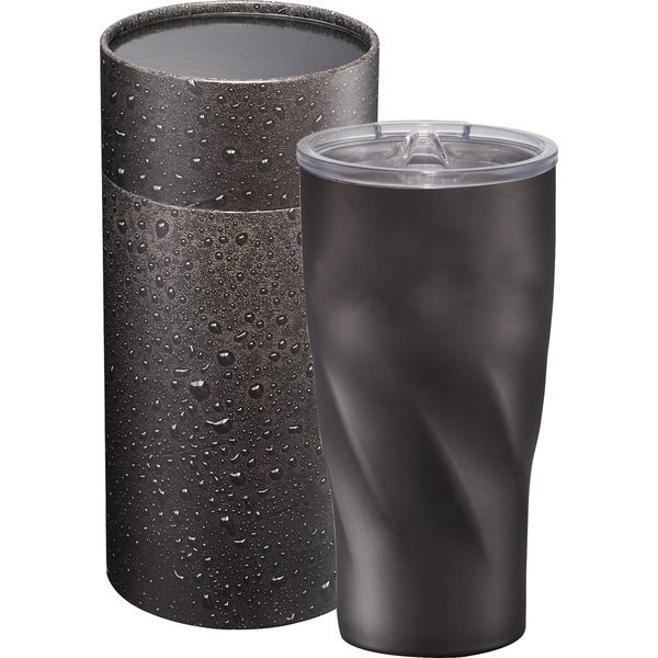 Hugo Copper Tumbler w/Cylindrical Box, 20 oz.