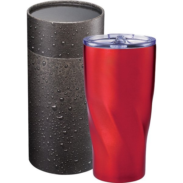 Hugo Copper Tumbler w/Cylindrical Box, 20 oz.