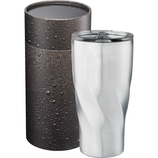 Hugo Copper Tumbler w/Cylindrical Box, 20 oz.