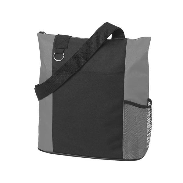 Fun Zip Top Closure Polyester Tote Bag