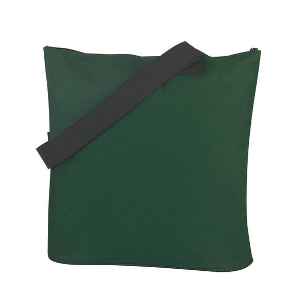 Fun Zip Top Closure Polyester Tote Bag